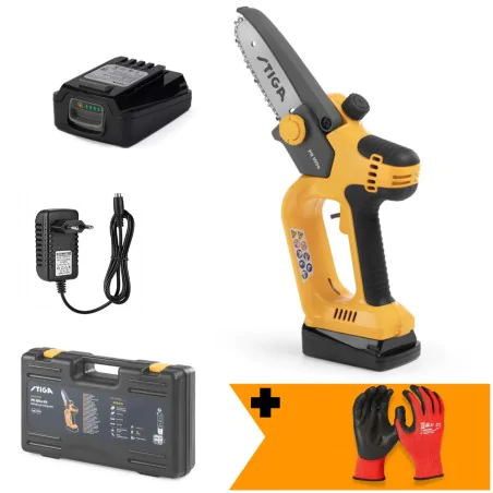 Zestaw Stiga PR 100e + Rękawice robocze