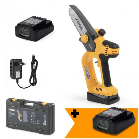 Przecinarka akumulatorowa do gałęzi Stiga PR 100e (0.3 kW 13 cm) SET