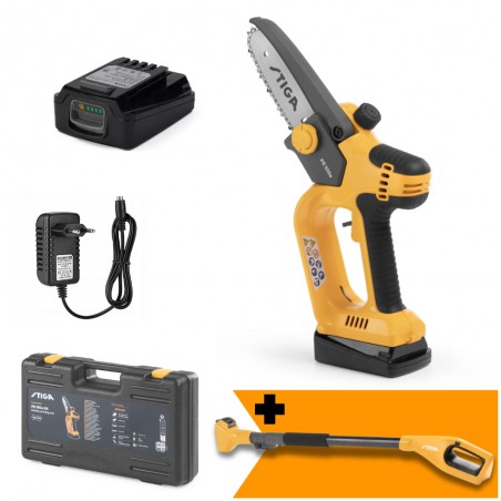 Przecinarka akumulatorowa do gałęzi Stiga PR 100e (0.3 kW 13 cm) SET