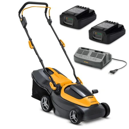 Stiga Collector 136e Kosiarka akumulatorowa w zestawie z 2 akumulatorami i ładowarką (0.55 kW, 34 cm, 35 l) - 291342068/ST2