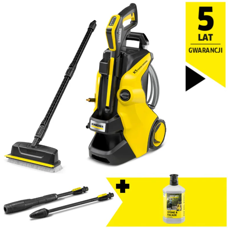 Zestaw Karcher K 5 Power Control Flex Stairs + Środek do kamienia