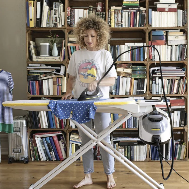 Zestaw Karcher SC 5 EasyFix Iron z Żelazkiem + Nakładka do dywanów + Duża, okrągła szczotka