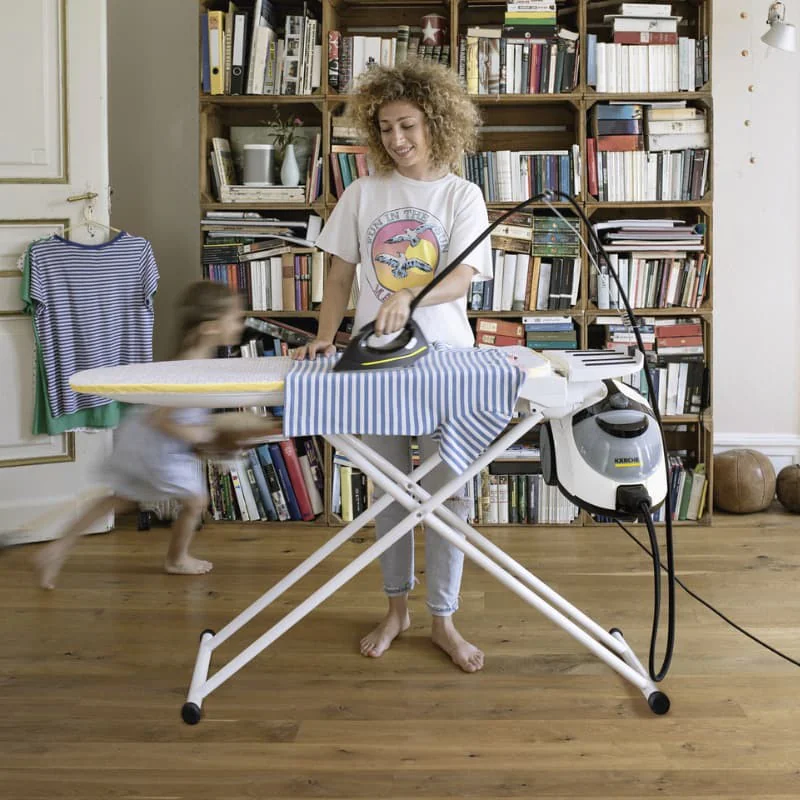 Zestaw Karcher SC 5 EasyFix Iron z Żelazkiem + Nakładka do dywanów + Duża, okrągła szczotka