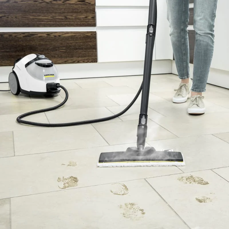 Zestaw Karcher SC 5 EasyFix Iron z Żelazkiem + Nakładka do dywanów + Duża, okrągła szczotka