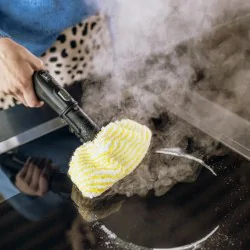 Zestaw Karcher SC 5 EasyFix Iron z Żelazkiem + Nakładka do dywanów + Duża, okrągła szczotka