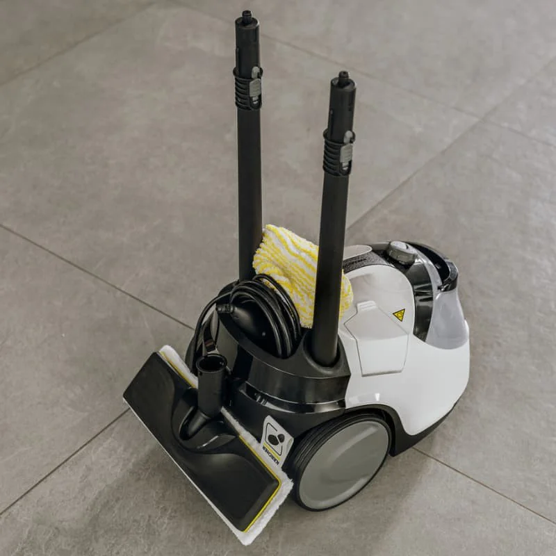 Zestaw Karcher SC 5 EasyFix Iron z Żelazkiem + Nakładka do dywanów + Duża, okrągła szczotka