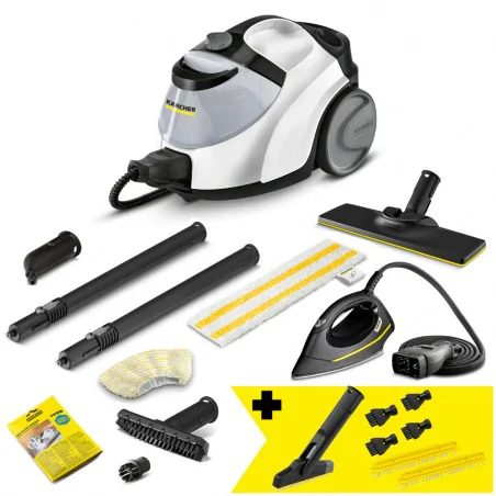 Zestaw Karcher SC 5 EasyFix Iron z Żelazkiem + Szczotki szczelinowe + Szczotka do fug XXL + Listwy szczotkowe