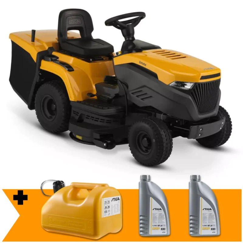 Zestaw Stiga Estate 398 W SE + Kanister + 2x Olej