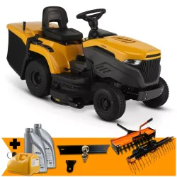 Zestaw Traktor ogrodowy spalinowy Stiga Estate 398 W SE (10,4kW 5000m² Automat)