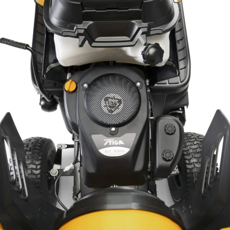 Zestaw Stiga Estate 384 + Przyczepka max. 225 kg + Hak + Kanister + 2x Olej