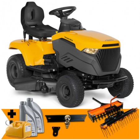 Traktor ogrodowy spalinowy Stiga Tornado 398 M (7,1kW 5000m² Manual) SET