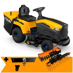 Zestaw Stiga Estate 384e + Wertykulator i Aerator + Hak do traktorka