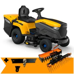 Zestaw Stiga Estate 798e + Wertykulator i Aerator + Hak