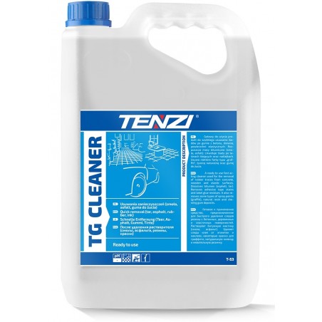 Preparat do usuwania śladów po naklejkach, gumie do żucia TENZI TG CLEANER GT (5l)