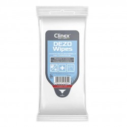 DEZOWipes chusteczki do dezynfekcji rąk i powierzchni (24 szt.) Clinex