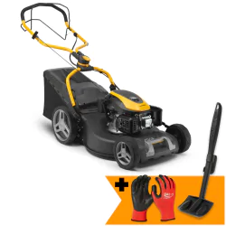 Zestaw Stiga Combi 553 S + Rękawice + Skrobak do czyszczenia kosiarki