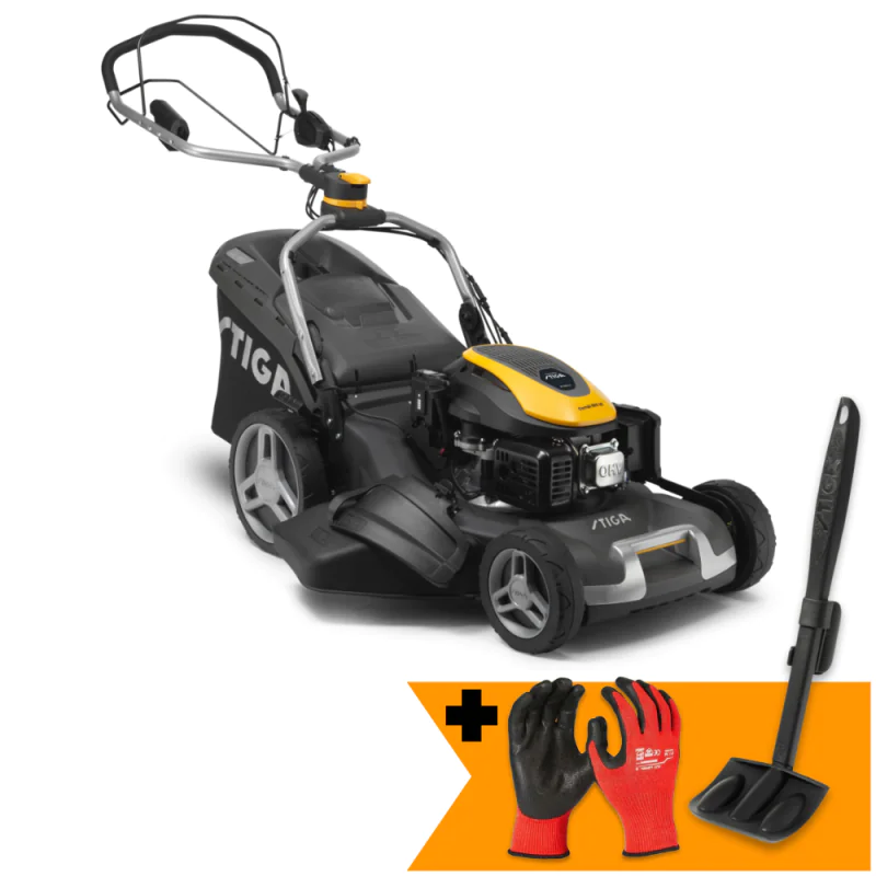 Zestaw Stiga Combi 955 VE + Rękawice + Skrobak do czyszczenia kosiarki Zestaw Stiga Combi 955 VE + Rękawice + Skrobak do czyszczenia kosiarki