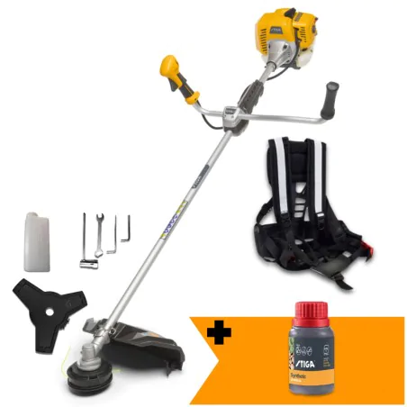 Zestaw Kosa Spalinowa Stiga BC 555 B + Olej 2T Synthetic 0,1L