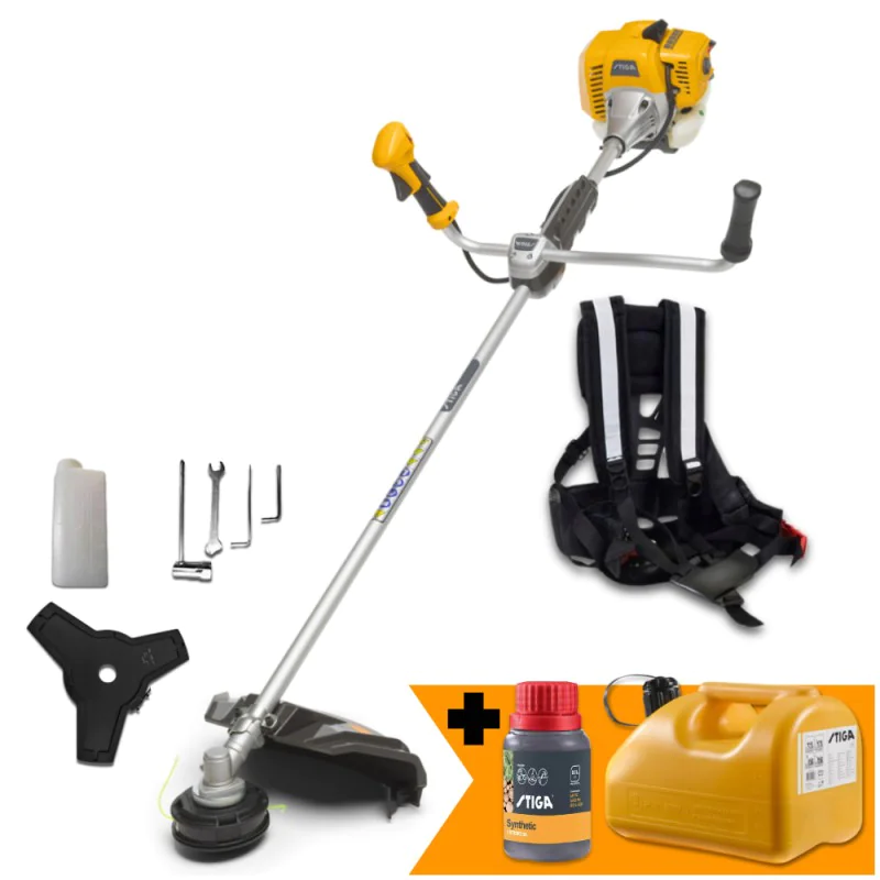 Zestaw Stiga BC 545 B + Olej 2T Synthetic 0.1L + Kanister 5L z nalewakiem
