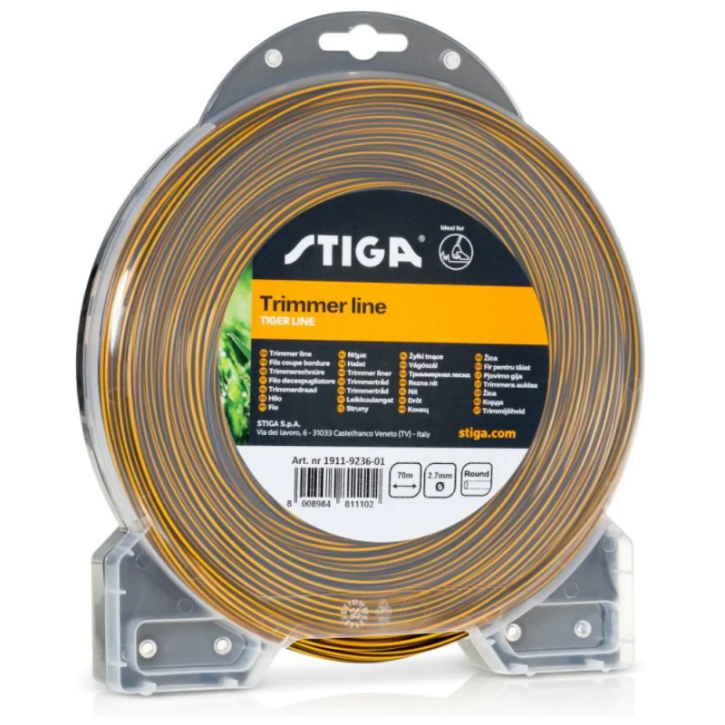 Żyłka tnąca Tiger okrągła 2,7mm x 70m Stiga - 1911-9236-01