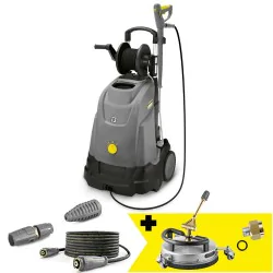 Myjka wysokociśnieniowa Karcher HDS 5/15 UX PLUS Ciepłowodna (150 bar, 450l/h, 80°C) SET