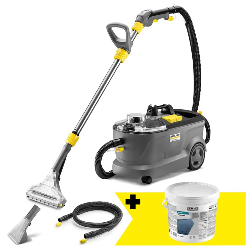 Zestaw Karcher Puzzi 10/1 + Proszek do prania wykładzin i tapicerek RM 760 iCapsol OA Zestaw Karcher Puzzi 10/1 + Proszek do prania wykładzin i tapicerek RM 760 iCapsol OA