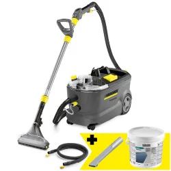 Zestaw Karcher Puzzi 10/2 Adv + Proszek RM 760 iCapsol + Środek czyszczący RM 770