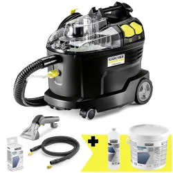 Zestaw Karcher Puzzi 8/1 Anniversary Edition + Proszek RM 760 iCapsol + Środek czyszczący RM 770