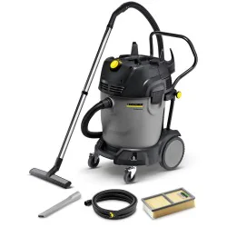 Odkurzacz uniwersalny Karcher NT 65/2 Tact² (2760W, 65l) profesjonalny dwuturbinowy