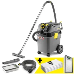 Zestaw Karcher NT 40/1 Ap L + Worki flizelinowe + Płaski filtr do pracy na sucho
