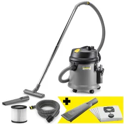 Zestaw Karcher NT 27/1 + Ssawka samochodowa + Materiałowe worki filtracyjne