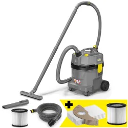 Zestaw Karcher NT 22/1 Ap L + Worki flizelinowe + Filtr kartridżowy PES