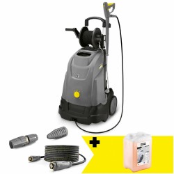 Myjka wysokociśnieniowa Karcher HDS 5/15 UX PLUS Ciepłowodna (150 bar, 450l/h, 80°C) SET