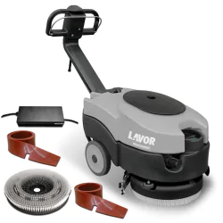 Lavor Quick 36B LI Szorowarka akumulatorowa w zestawie z prostownikiem (1260 m²/h, 360 mm) - 37004-00090