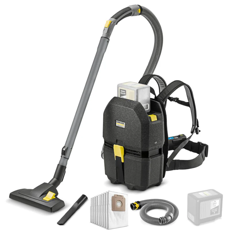 Karcher BVL 3/1 Bp Anniverary Edition Odkurzacz plecakowy akumulatorowy (350 W, 3 l) - 1.394-308.0 Karcher BVL 3/1 Bp Anniverary Edition Odkurzacz plecakowy akumulatorowy (350 W, 3 l) - 1.394-308.0