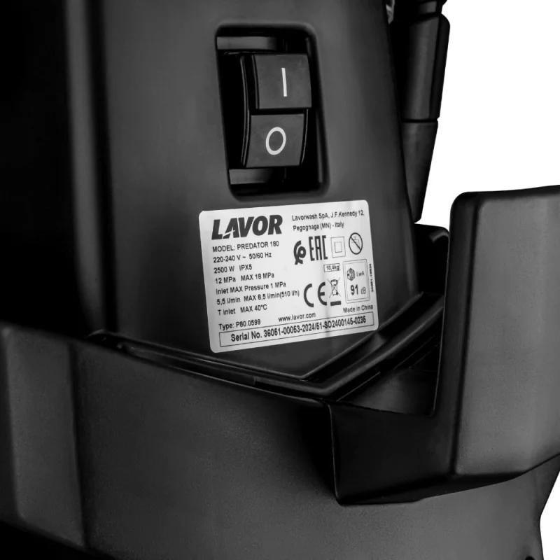 Zestaw Lavor Predator 180 + Filtr do wody + Aktywna piana