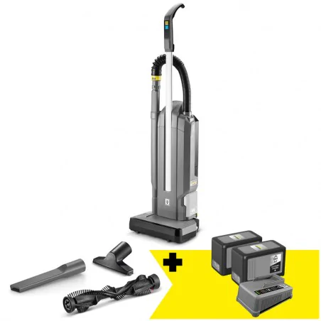 Zestaw Karcher CV 30/2 Bp + 2x Akumulator 7.5 Ah 36 V + Szybka ładowarka