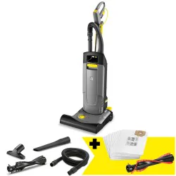 Zestaw Karcher CV 38/2 + Worki filtracyjne (10 sztuk) + Szczotka walcowa