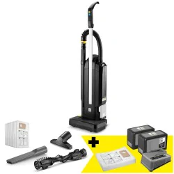 Zestaw Karcher CV 30/2 Bp Anniversary Edtion + 2x Akumulator 7.5 Ah + Szybka ładowarka + Worki filtracyjne