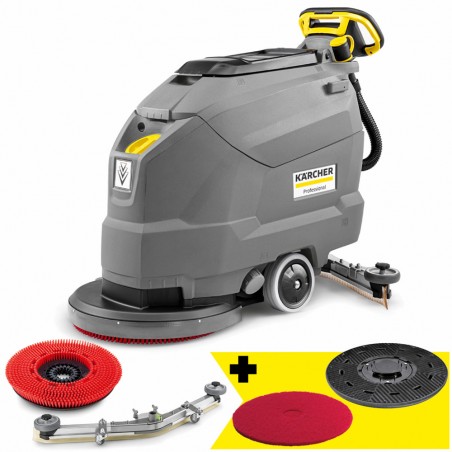 Szorowarka Bezprzewodowa Karcher BD 50/50 C Bp (510 mm, 2040 m²/h) SET