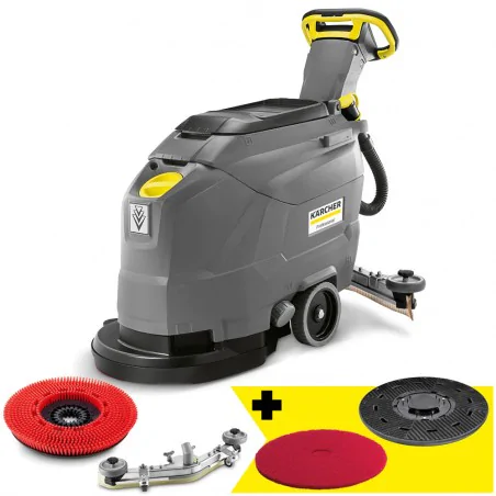 Zestaw Szorowarka Karcher BD 43/35 C Ep + Talerz do padów + Pad średnio-miekki (5 szt.)