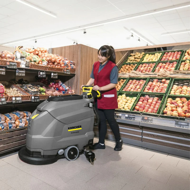 Zestaw Karcher BD 50/50 C Classic Bp Pack 80Ah Li+FC + Talerz napędowy do padów + Pady średnio-miękkie