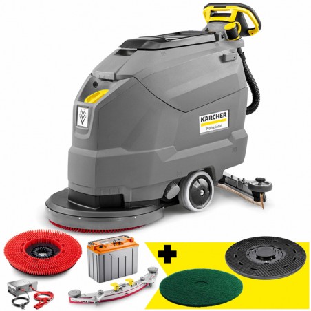 Szorowarka akumulatorowa Karcher BD 50/50 C Classic Bp Pack (80 Ah, 850 mm) SET