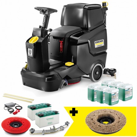 Szorowarka akumulatorowa Karcher BD 50/70 R Classic Anniversary Edition (2805 m2/h, 850 mm) SET