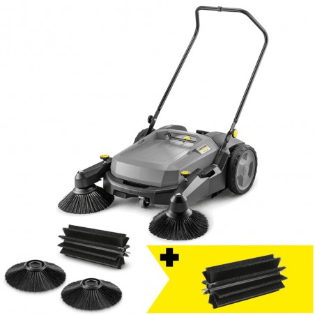 Przemysłowa Zamiatarka Karcher KM 70/20 C 2SB (980 mm, 3920 m²/h) SET