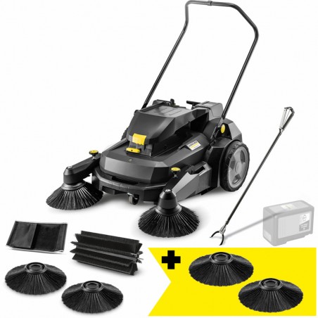 Przemysłowa Zamiatarka Karcher KM 70/30 C Bp Anniversary Edition (980 mm, 3920 m²/h) SET