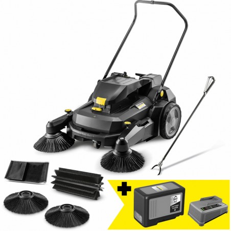 Przemysłowa Zamiatarka Karcher KM 70/30 C Bp Anniversary Edition (980 mm, 3920 m²/h) SET