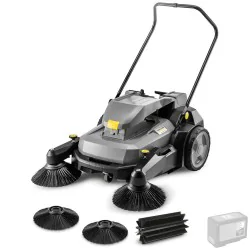 Karcher KM 70/25 C Bp 2SB Zamiatarka profesjonalna ręczna akumulatorowa (3920 m²/h, 980 mm, 45 l) - 1.517-230.0