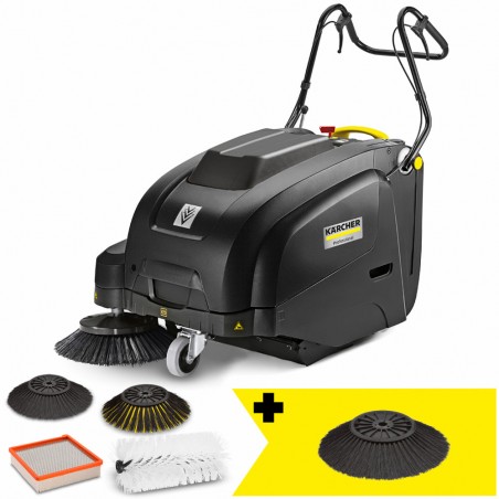 Zamiatarka akumulatorowa Karcher KM 75/40 W Bp Pack Anniversary Edition (750mm, 3375m²/h) SET