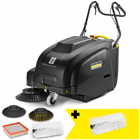 Zamiatarka akumulatorowa Karcher KM 75/40 W Bp Pack Anniversary Edition (750mm, 3375m²/h) SET